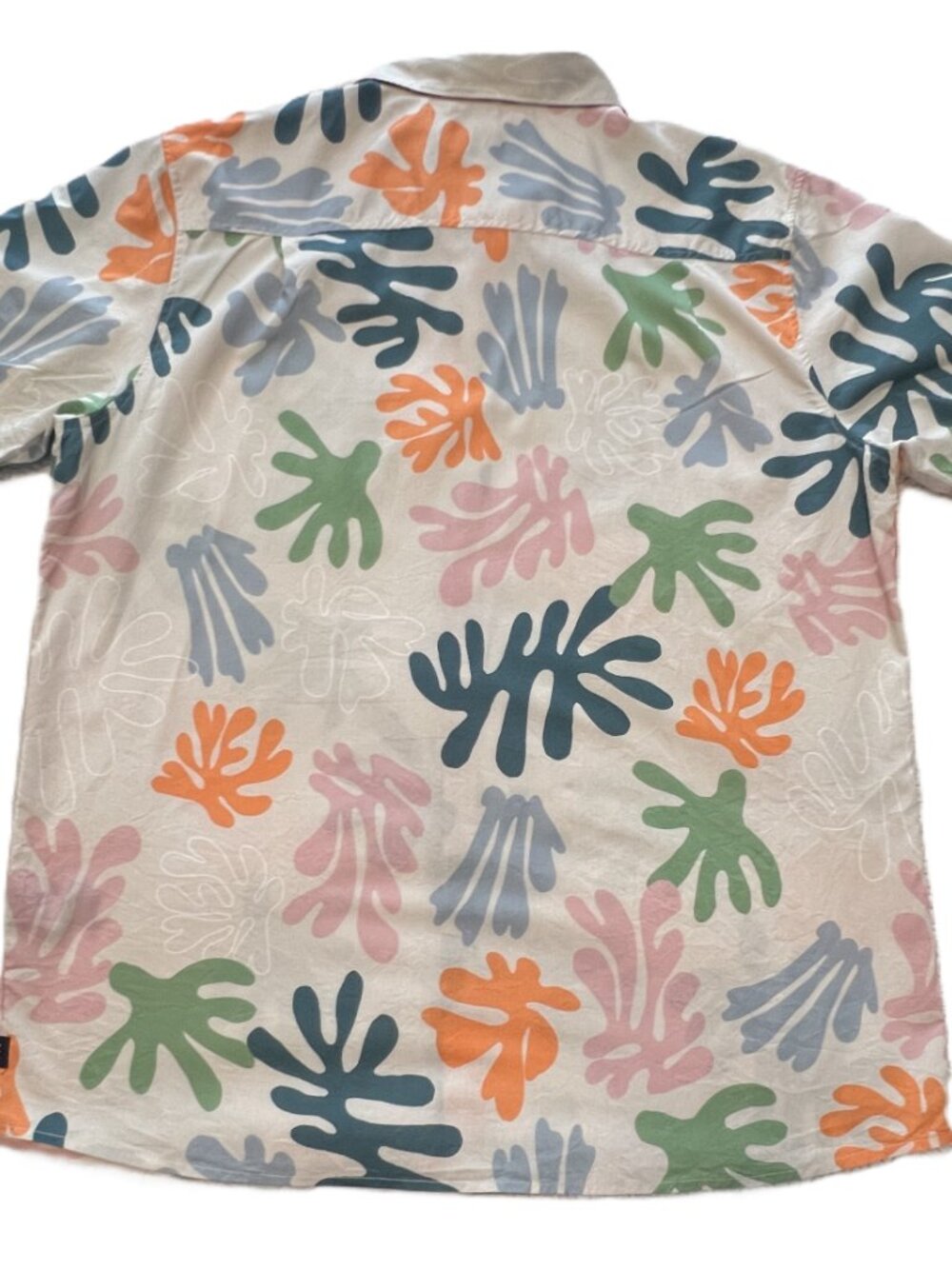 Coastal Modern Surf Matisse-inspired Roark Journey Button-up Shirt Men's size XL - Picture 4 of 9